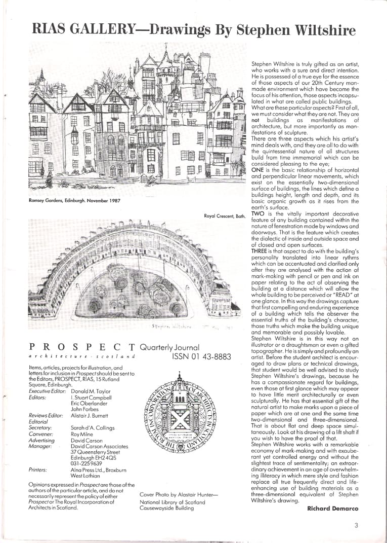 Rias Gallery Drawings By Stephen Wiltshire