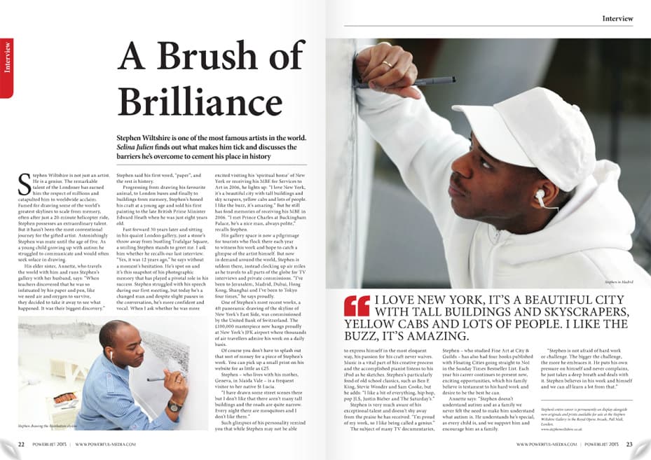 A Brush Brilliance Powerlist 2013
